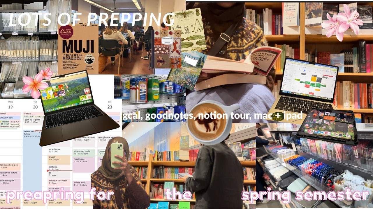 preparing for the new semester ✿ ᵔᴗᵔ | MUJI haul | Target | GCAL + NOTION TOUR.