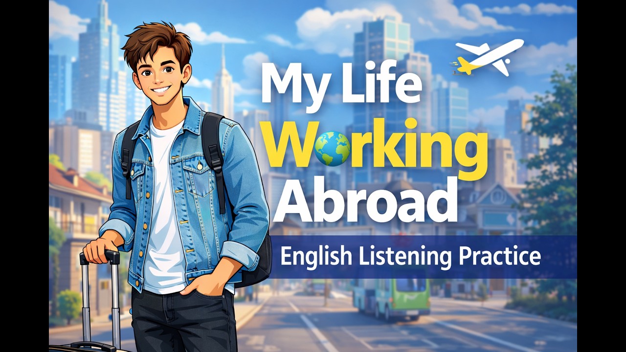 Working Abroad 🌍 | English Listening & Speaking Practice#english #learnenglish #shortstory #learn
