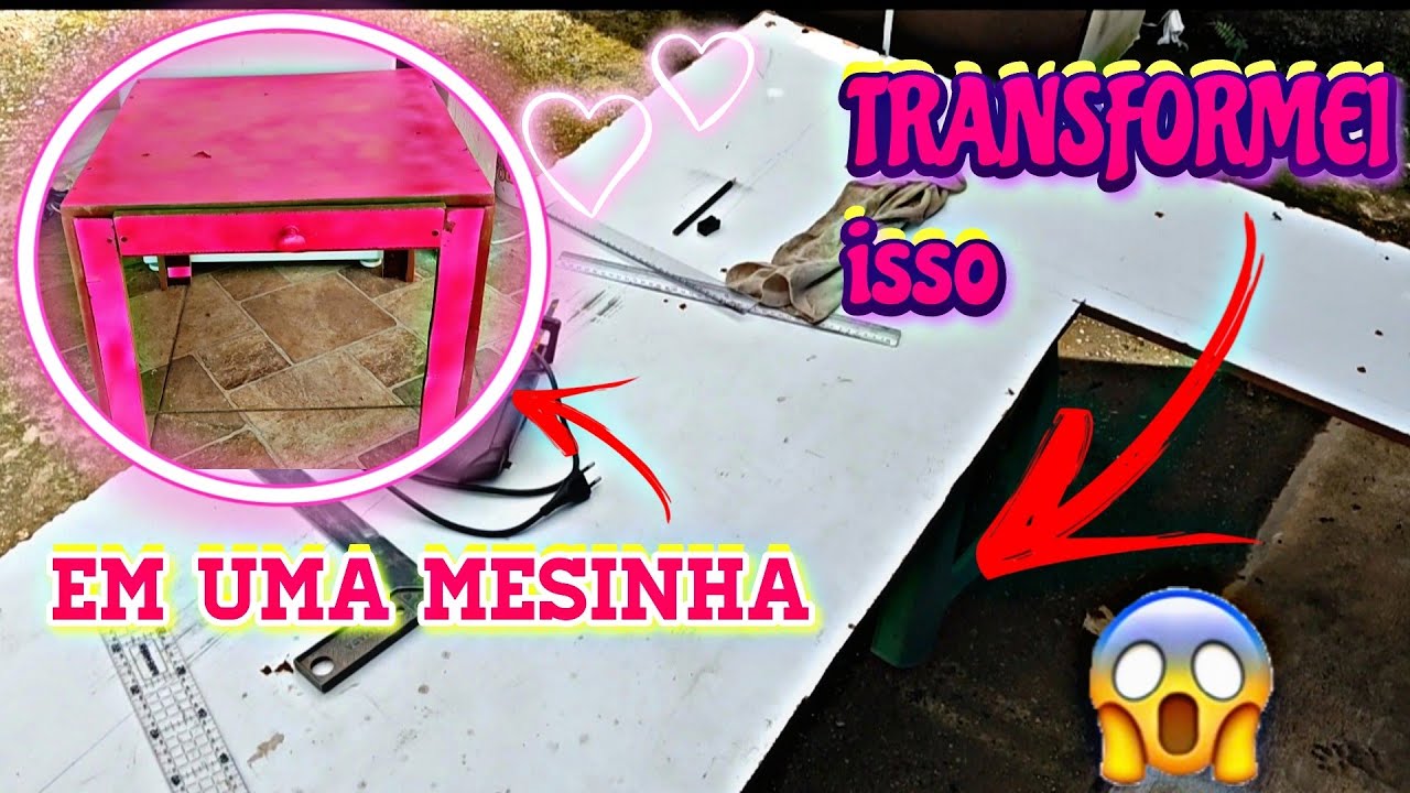 FAÇA VOCÊ MESMO DIY /Do it yourself /mesa para criança #diy