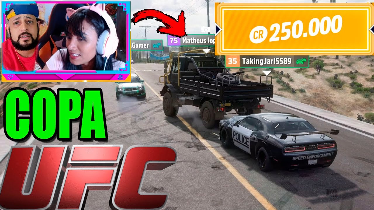 FORZA HORIZON 5 -  PRIMEIRA VEZ NO COPA UFC DE ROLETA.