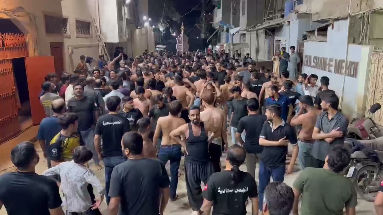 Anjuman e Sajjadia...Sangat Aza e hussain.Salar Syed Asad Zaidi.10 Ramzan pursa Jafar tayyar society