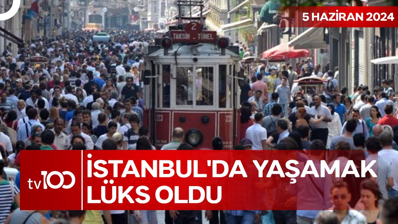 İstanbul'da 4 Kişilik Ailenin Ortalama Yaşam Maliyeti 61 Bin 523 TL'ye Ulaştı | TV100 Ana Haber