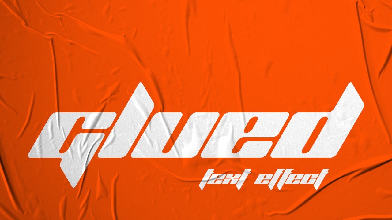 How To Create Glued Paper Texture Effect In Photoshop Easily