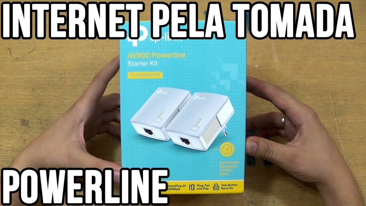 Internet pela tomada com Powerline TP-Link PA4010 kit