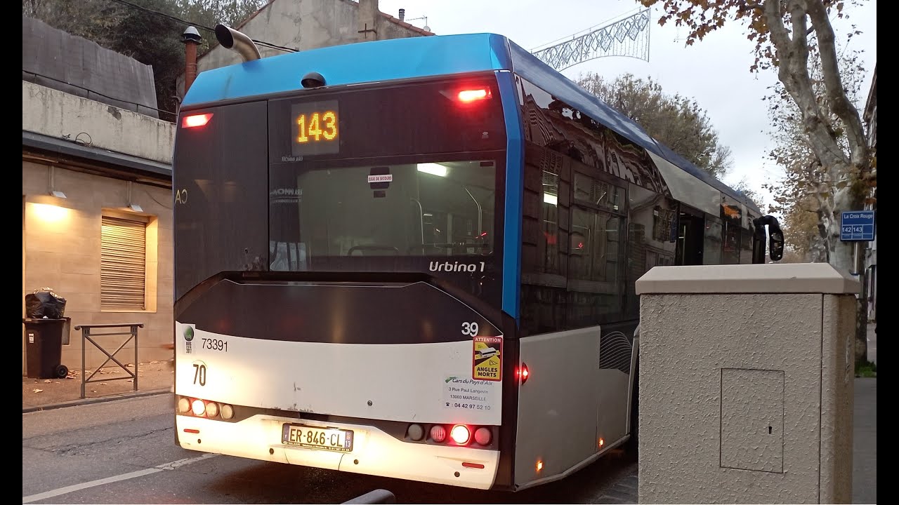[RTM] Solaris Urbino IV 12 sur la ligne 143 destination La Montade