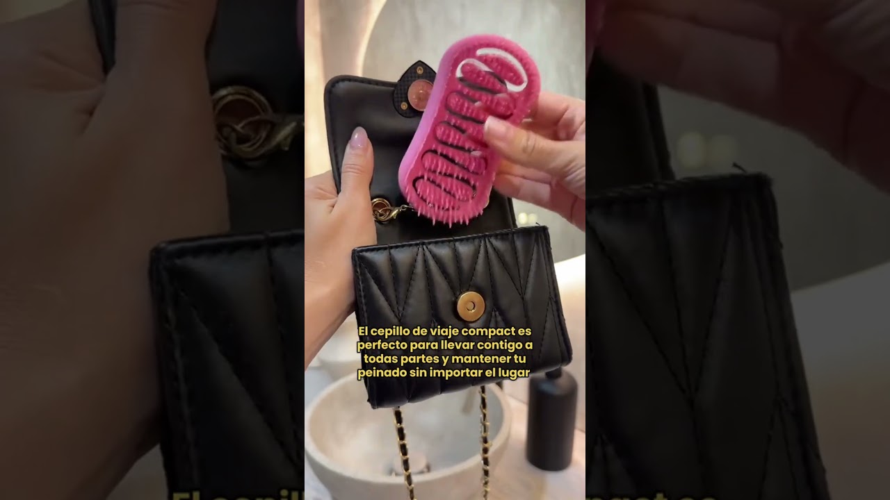 ✨ Cepillo de Viaje Compact de WOO OOW 💼 Cuidado capilar estés donde estés