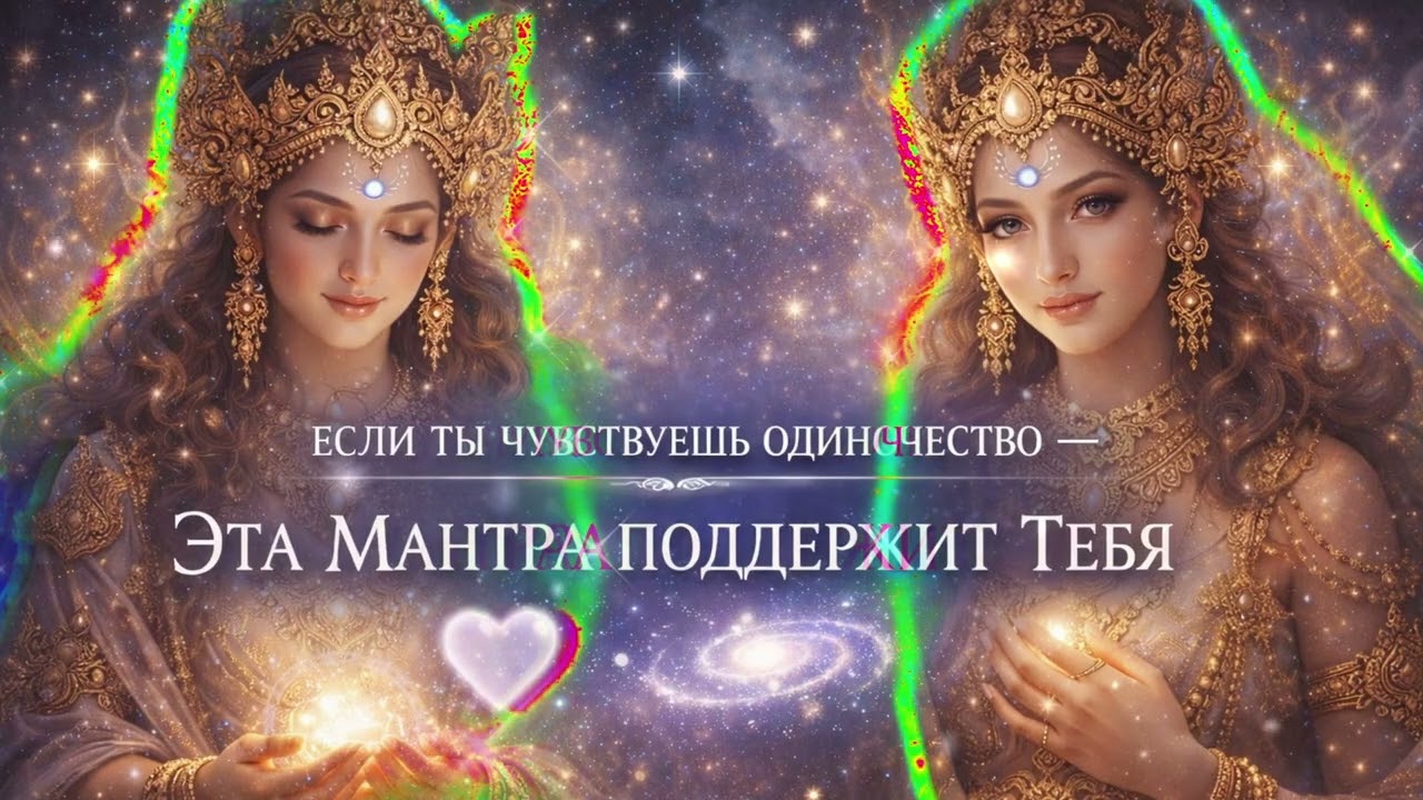 ЕСЛИ ТЫ ЧУВСТВУЕШЬ ОДИНОЧЕСТВО — ЭТА МАНТРА ПОДДЕРЖИТ ТЕБЯ 🤍🌌