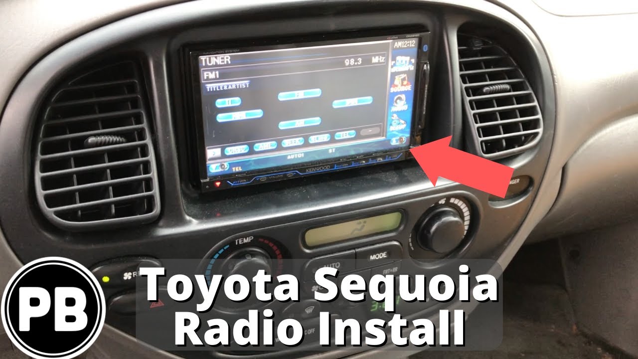 2001 - 2007 Toyota Sequoia Radio Install