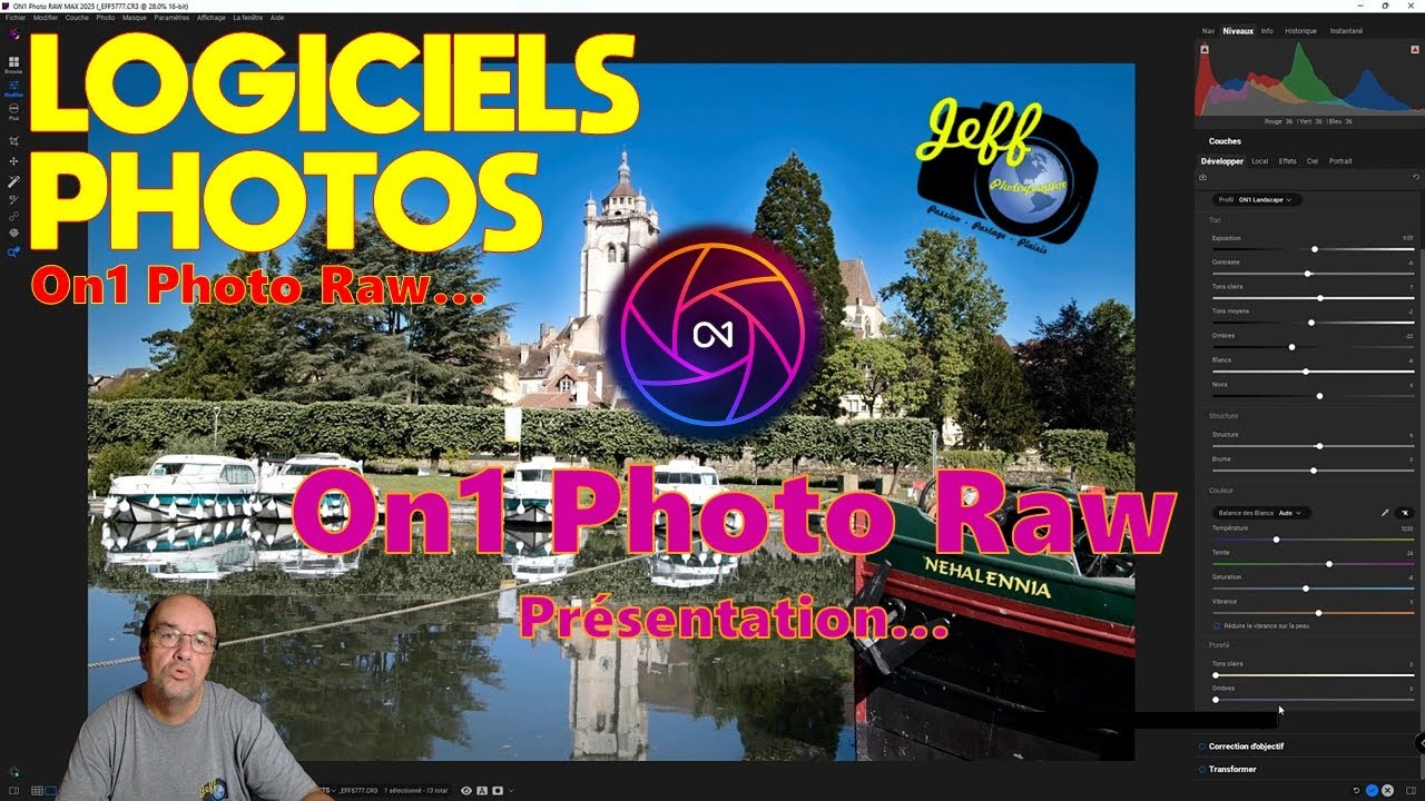 ON1 Photo Raw, logiciel pour traiter vos photos - Présentation - Episode N°716