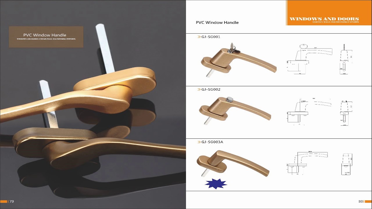 Guojie Hardware - Cheap uPVC and Aluminium Door & Window Hardware From China
