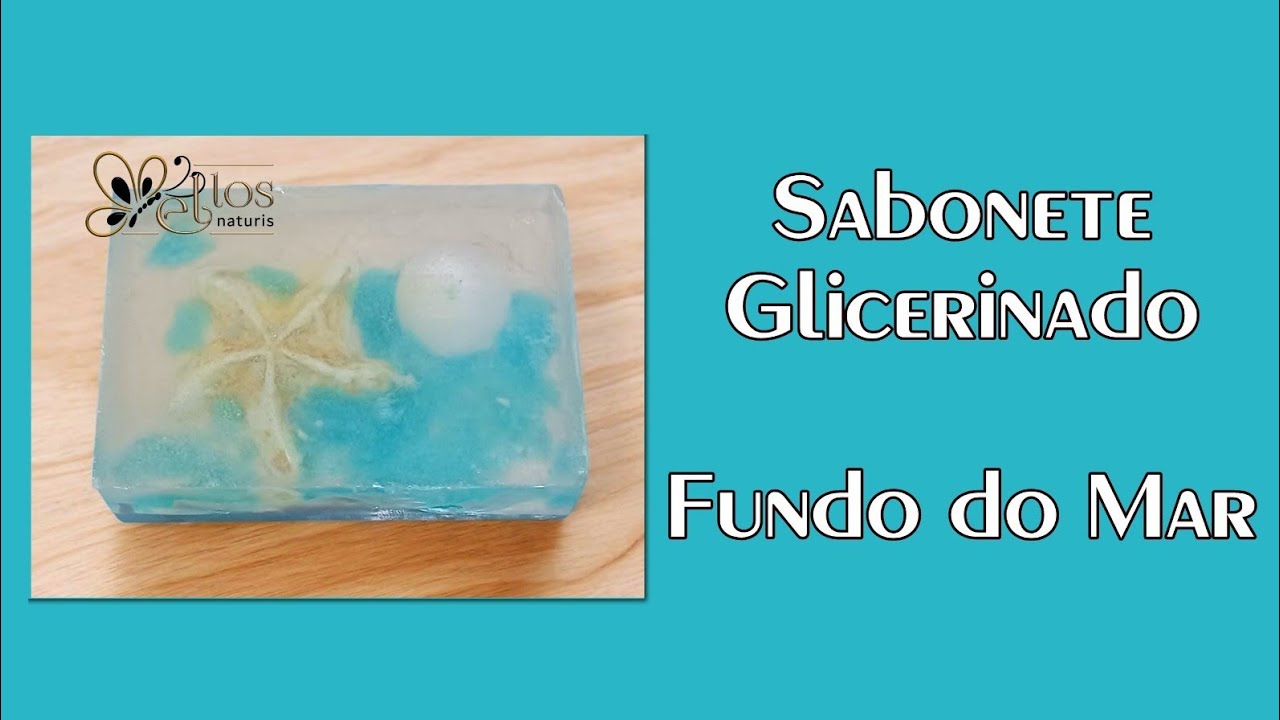 SABONETE GLICERINADO FUNDO DO MAR 