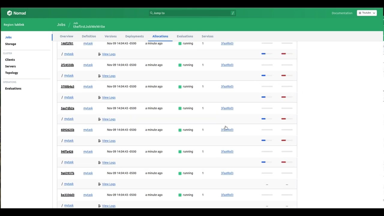 Writing your first Nomad job!