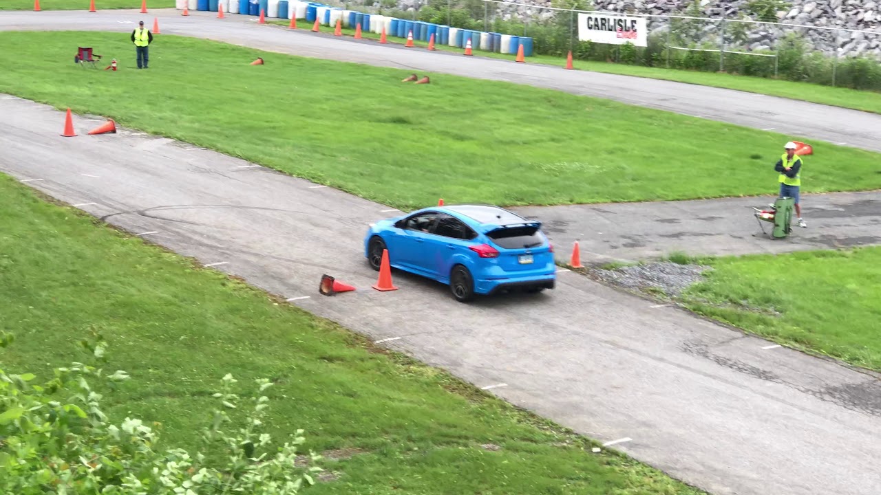 Nitrous Blue Focus RS autocross