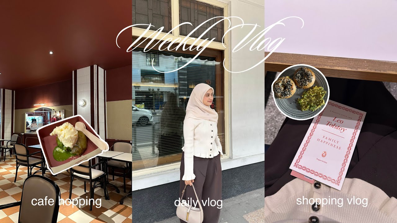 weekly vlog : cafe hopping, shopping vlog, daily vlog, etc