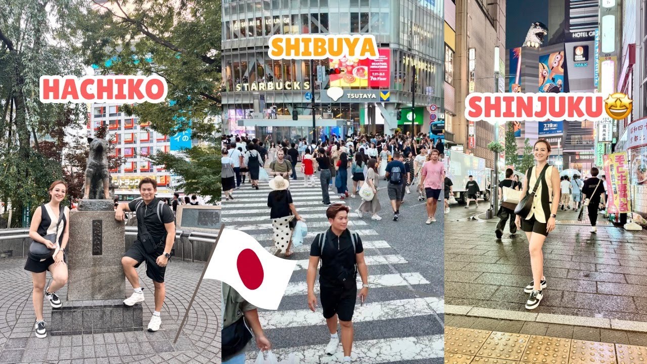 Hachiko | Shibuya | Shinjuku 🇯🇵 Tokyo, Japan 2024 Part 3 | Shen Asidor VLOGS