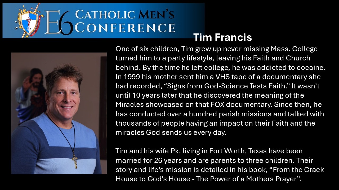 E6 Mens Conference 2026 Tim Francis