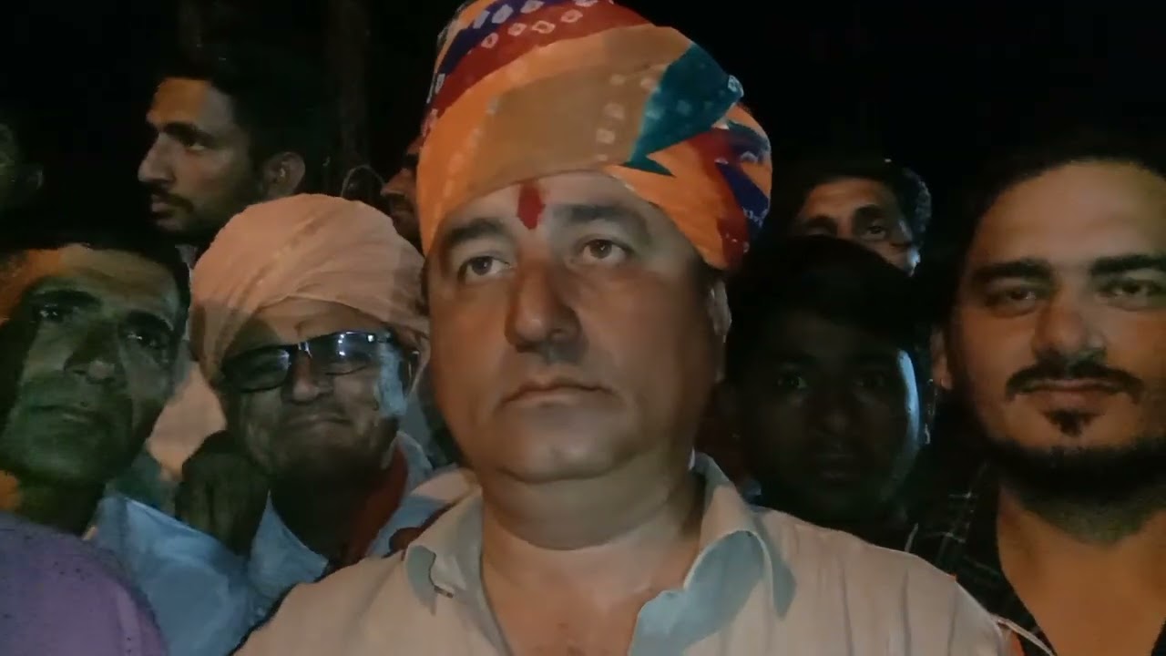 गुड़ामालानी रात 1बजे राज्य मंत्री के के विश्नोई बातचीत बोले जनता से भरपूर समर्थन मिल रहा है
