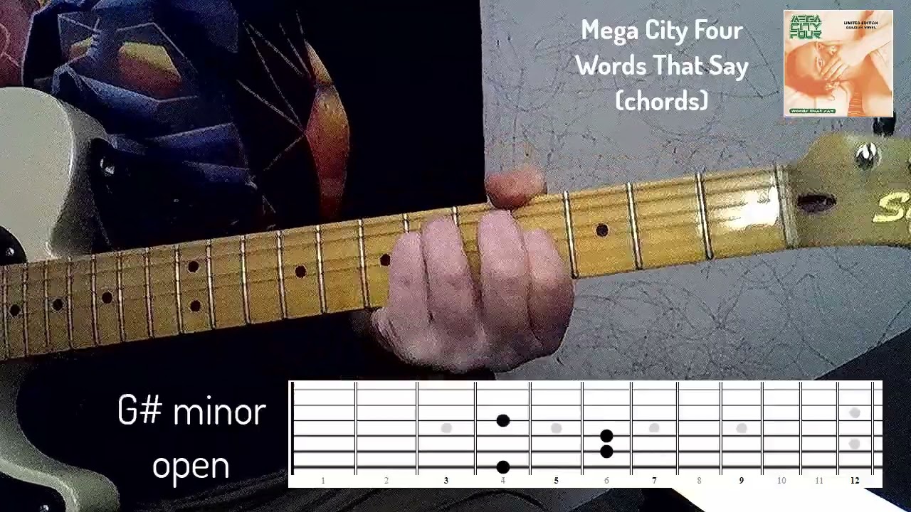 Mega City Four  - Words That Say (chords)