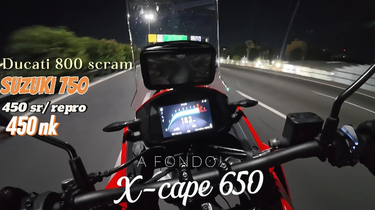 SUZUKI 750/DUCATI 800 SCRAM/X-CAPE650 REPRO/450 SR REPRO/450 NK Todas a FONDO! Vueltin por Bs As