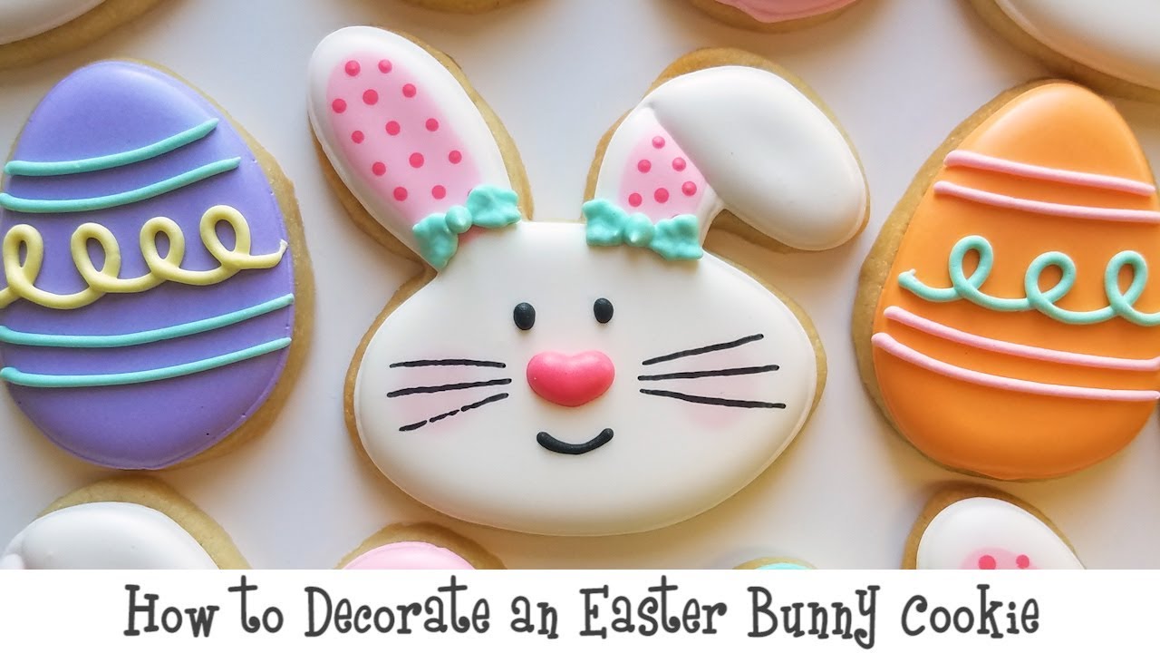 How to Decorate an Easter Bunny Cookie