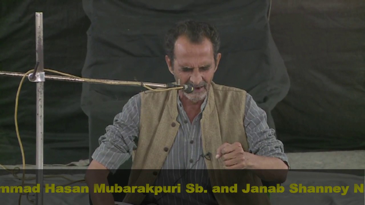 Shanney Naqvi Sb. Reciting Soz of Mirza Dabir