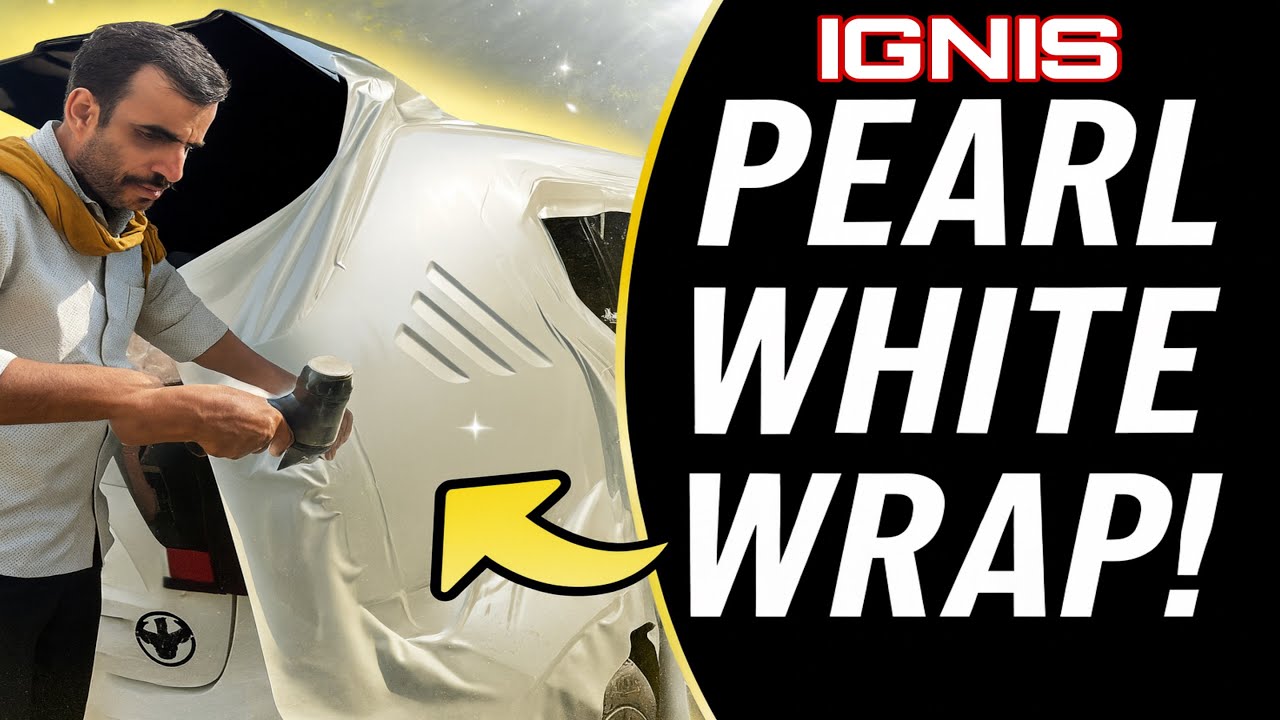 IGNIS Pearl White Wrap Installation | Final Result Revealed!