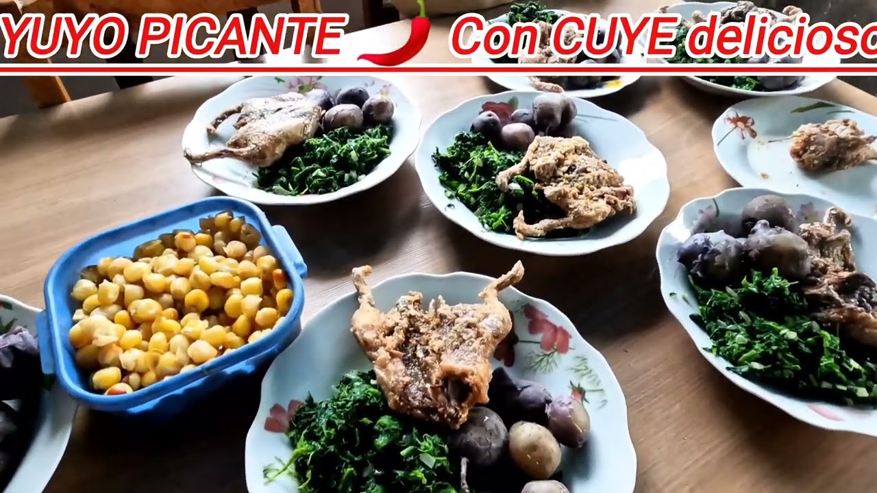 DElICIOSO PICANTE DE YUYO con CUYE 