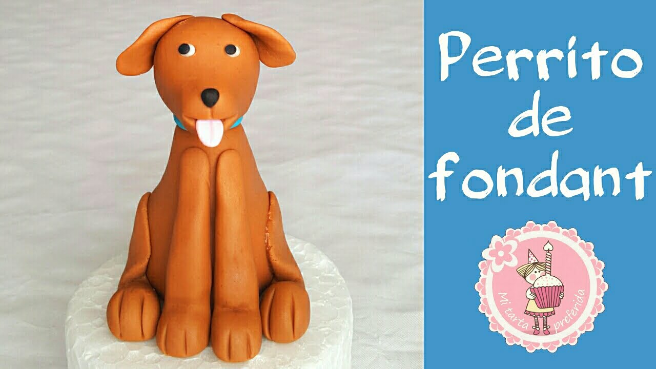 Como hacer un perrito de fondant | Mi tarta preferida