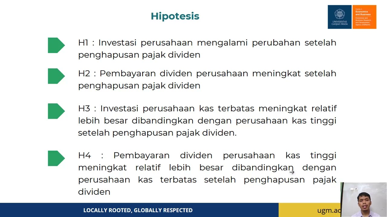 Ujian m4-Analisis dampak penghapusan pajak dividen terhadap investasi dan pembayaran dividen