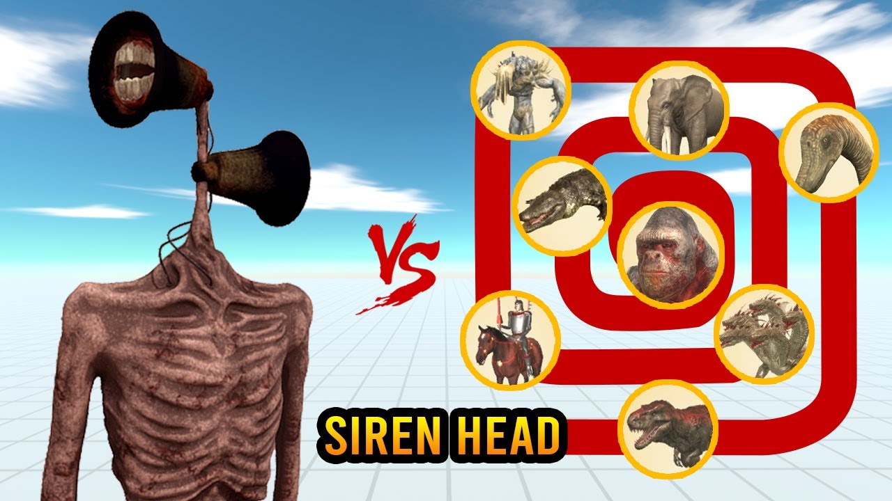 SIREN HEAD (New Map Death Climb) - Animal Revolt Battle Simulator