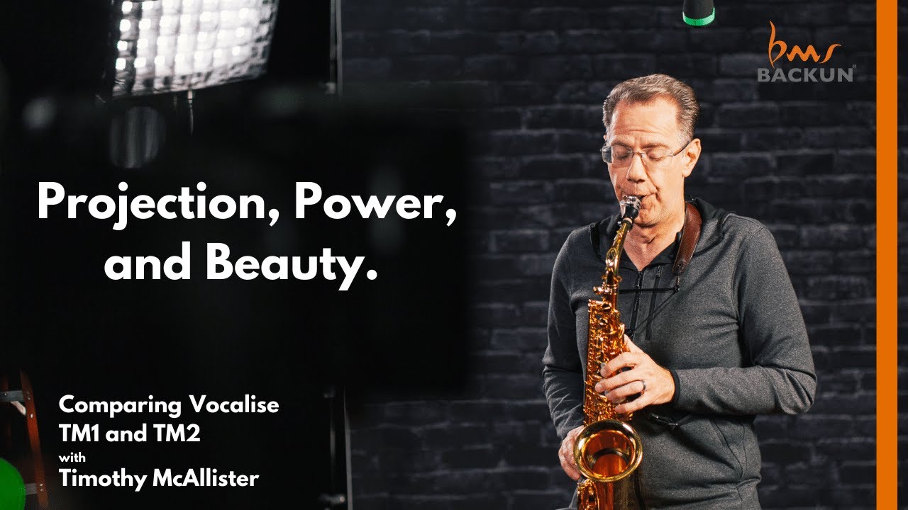 Comparing Vocalise TM1 and TM2 Alto Saxophone Mouthpieces with Timothy McAllister
