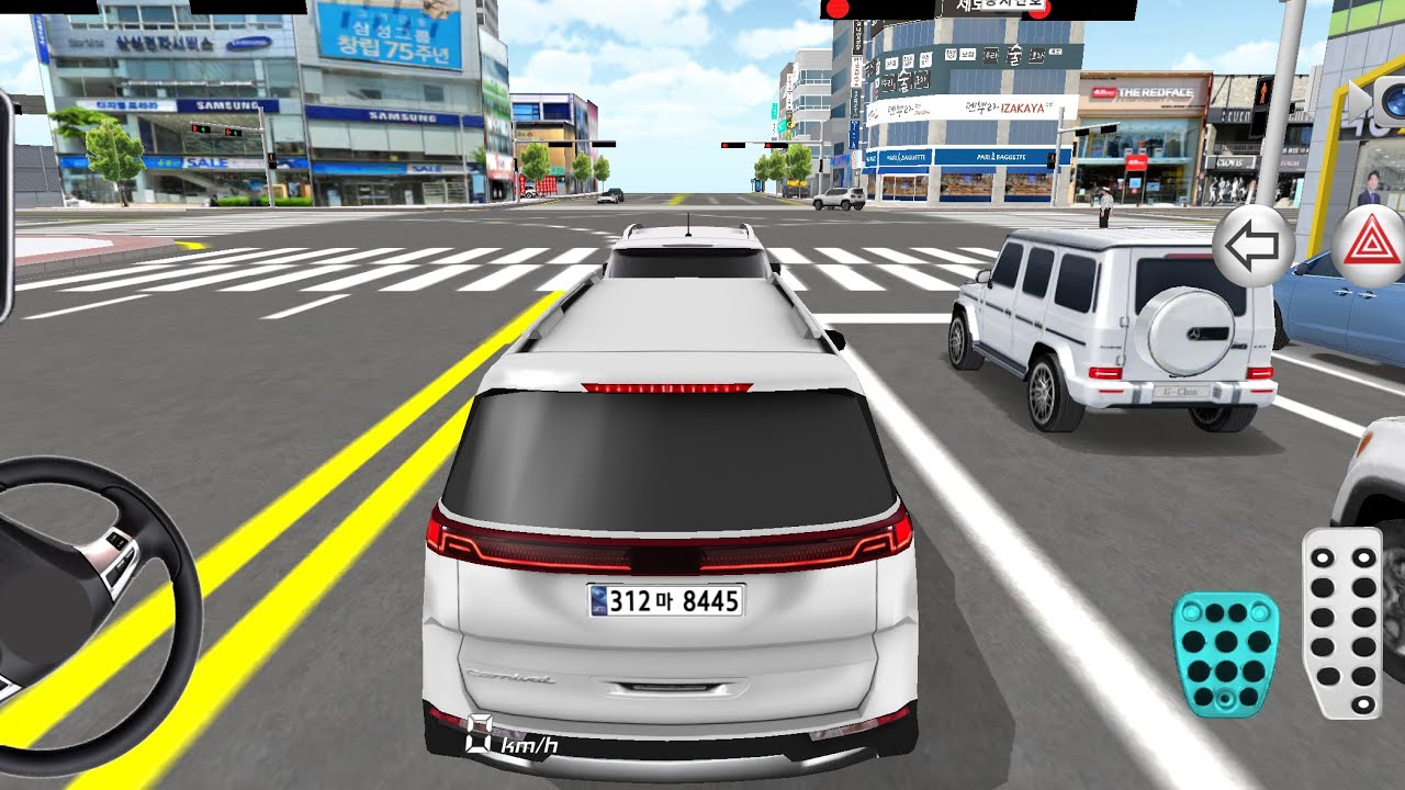 New White Kia Carnival 2025 - 3d Driving Class || Car Game #Gameplay #cargame