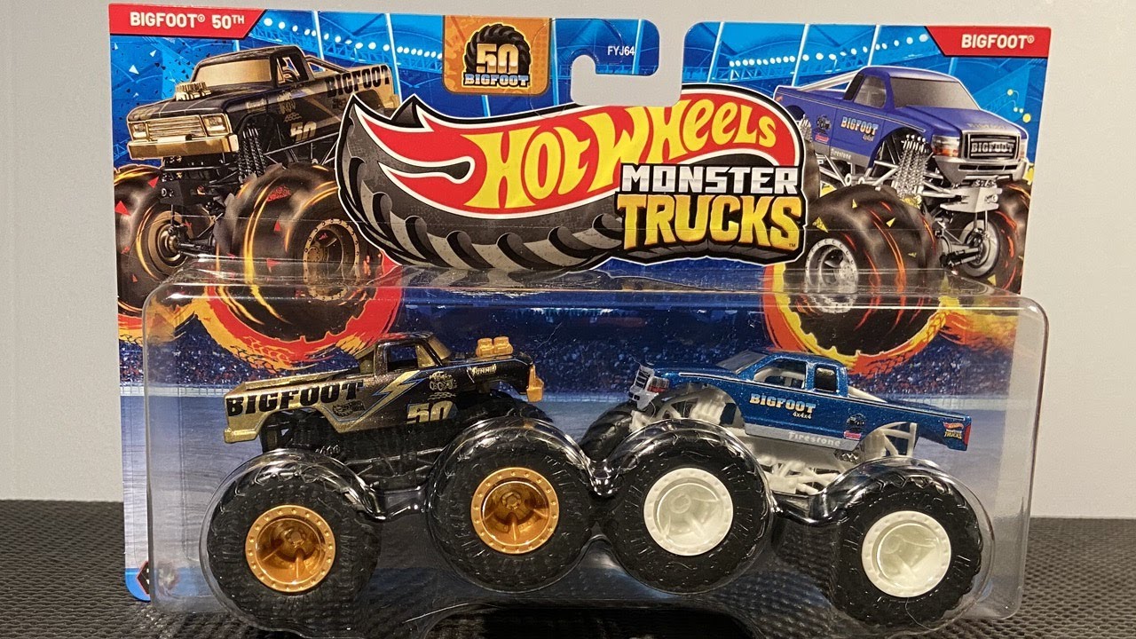 Hot Wheels Monster Trucks BIGFOOT 50 and BIGFOOT 2025