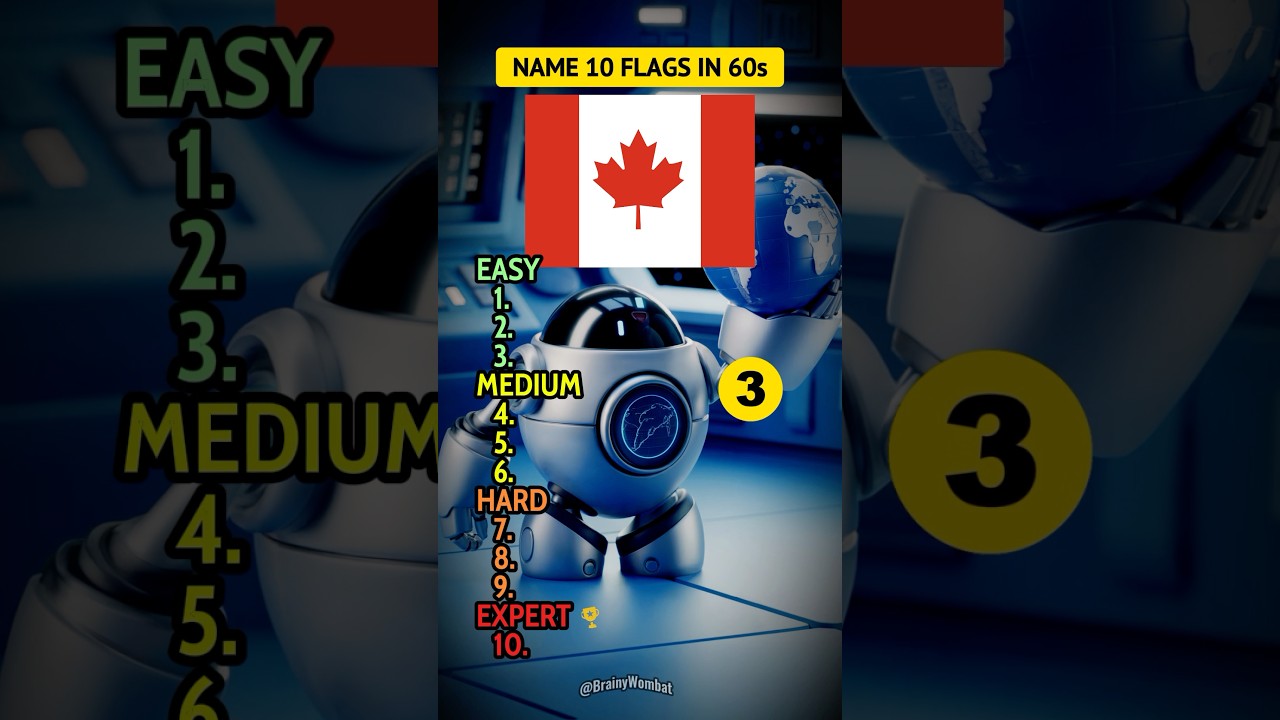 Name 10 flags in 60 seconds quiz challenge 