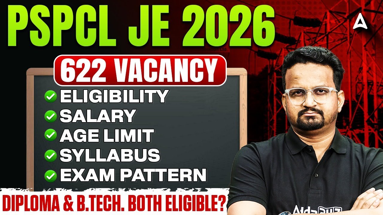 PSPCL JE Recruitment 2026 | PSPCL JE Qualification, Age Limit, Salary, Syllabus, Exam Pattern