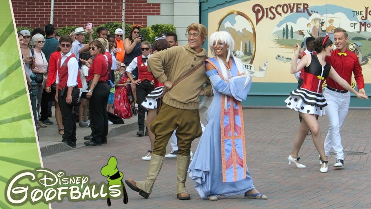 Princess Kida & Milo From Atlantis At Tuesday Guest Star Day - Disneyland Paris 2018