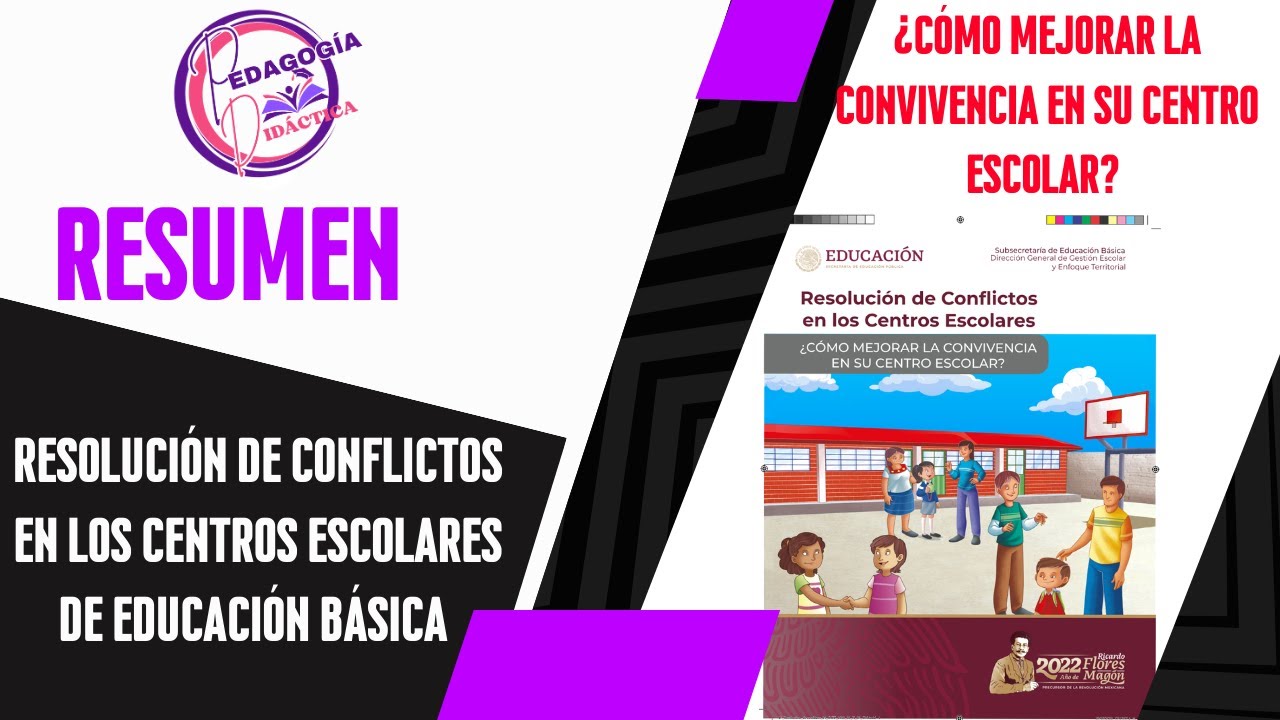 Resolución de Conflictos en los Centros Escolares de Educación Básica