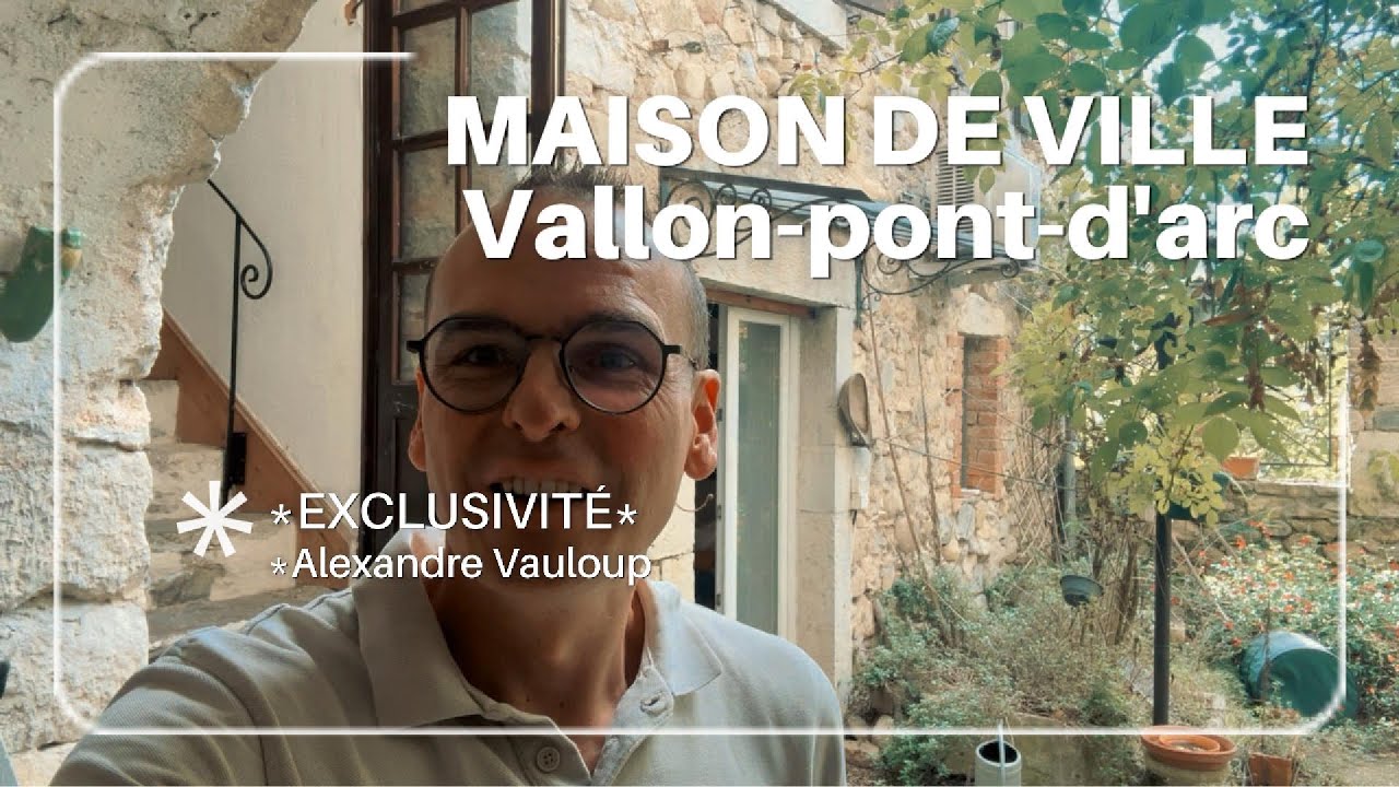 Maison de charme à fort potentiel – Vallon-Pont-d’Arc (Ardèche)