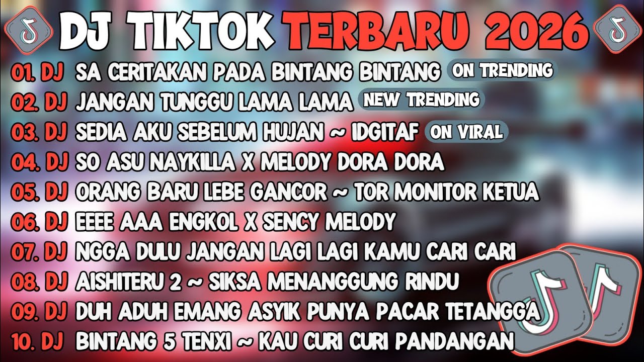 DJ TIKTOK TERBARU 2026 ~ DJ SA CERITAKAN PADA BINTANG BINTANG🎵 DJ JANGAN TUNGGU LAMA LAMA 🎵 FULL ABM
