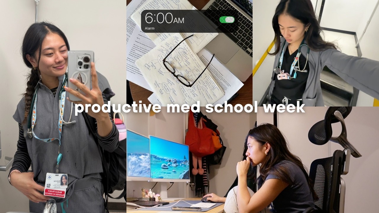 med school vlog 🩺 | hospital shifts, 6am mornings & late night studying