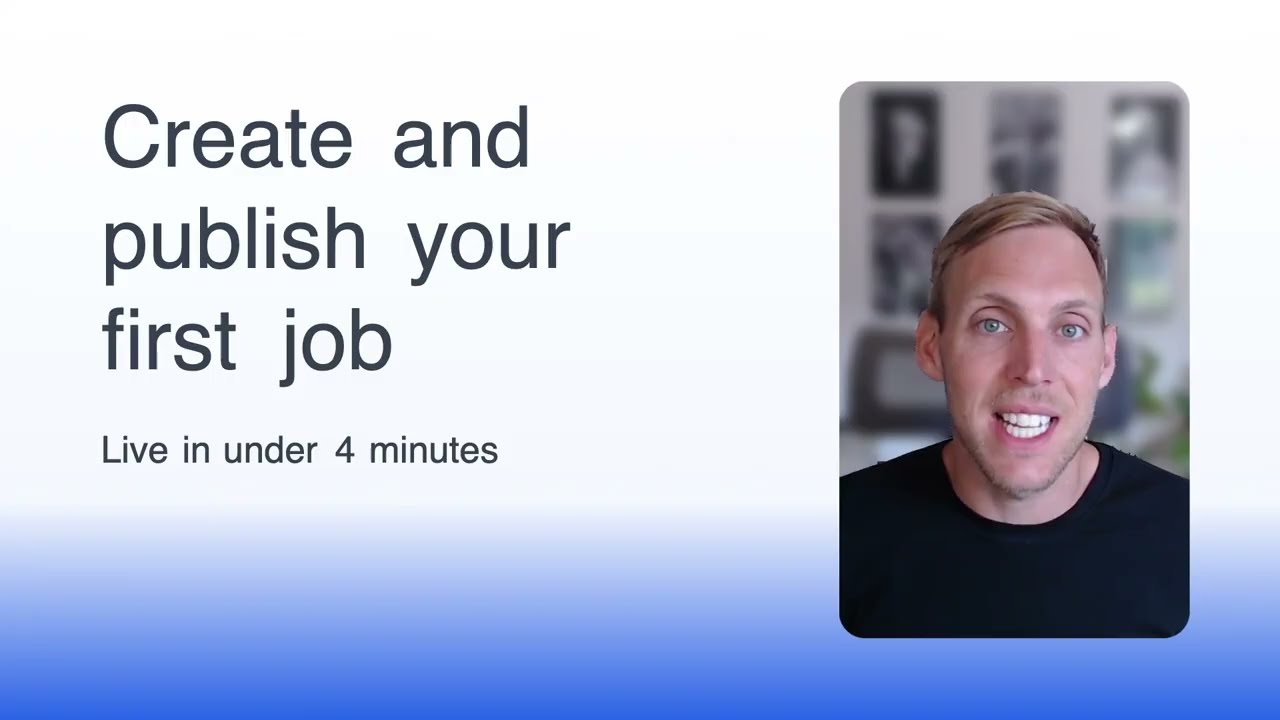 Quick Start #1 · Create & publish your first one-way video interview