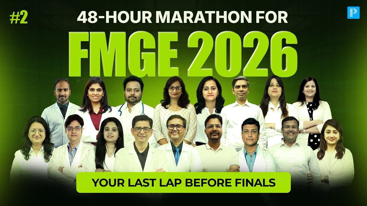 48 Hours Marathon For FMGE 2026 | Day 2
