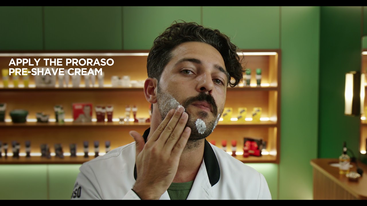 How to use pre-shave cream | Barber tips by Proraso