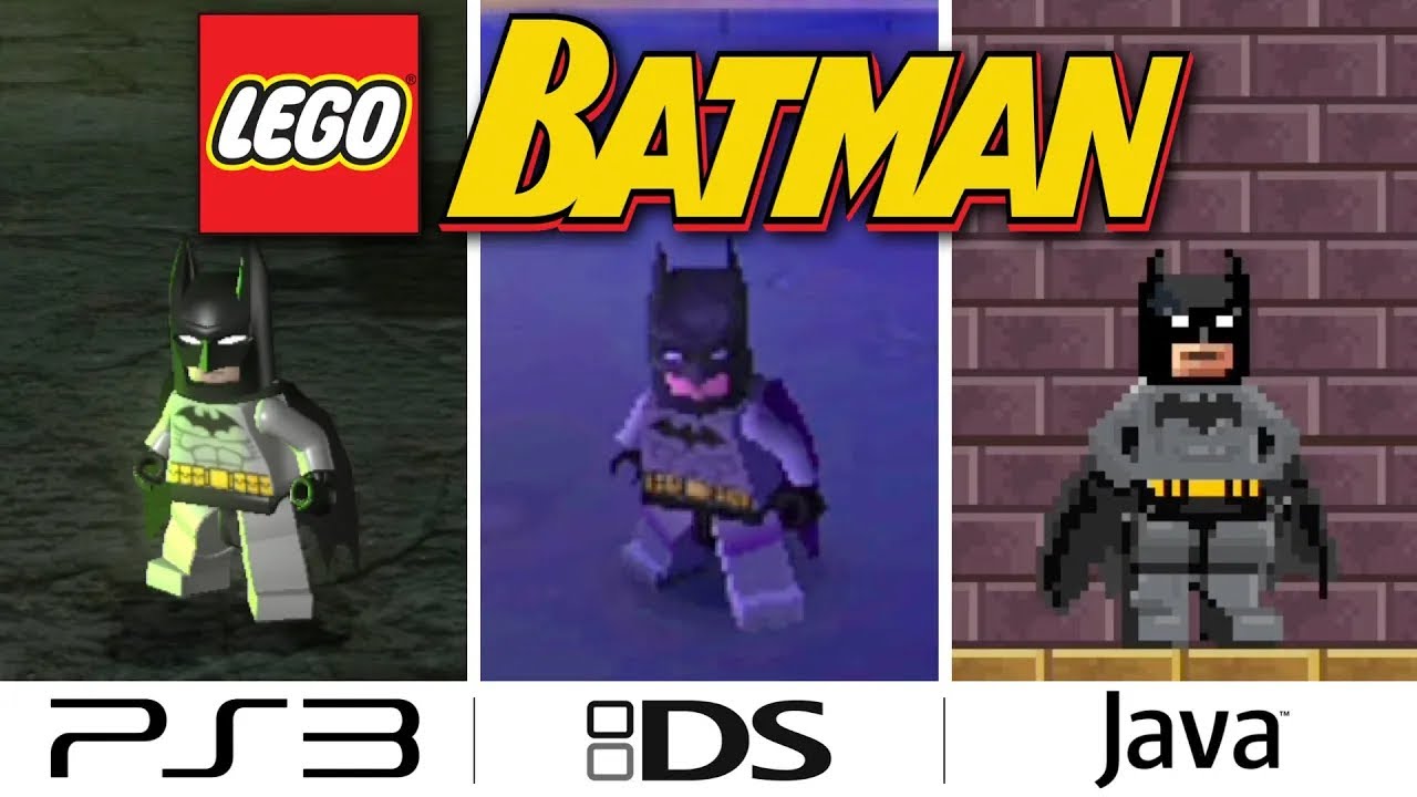 Сравнение всех версий Lego Batman (2008)