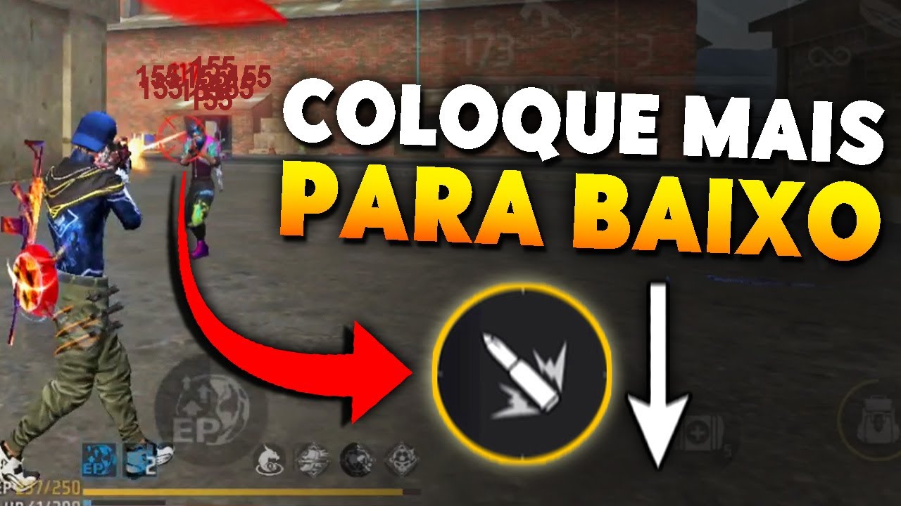 Mira Direto Na CABEÇA! Mude a Posição do Seu BOTÃO de Atirar AGORA! Free Fire Molibe