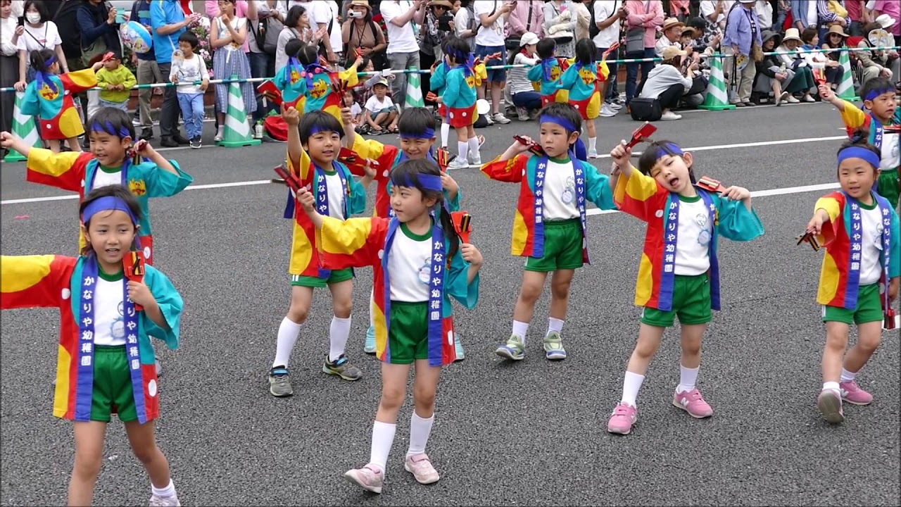 かなりや幼稚園　福山市ばら祭パレード　20190519