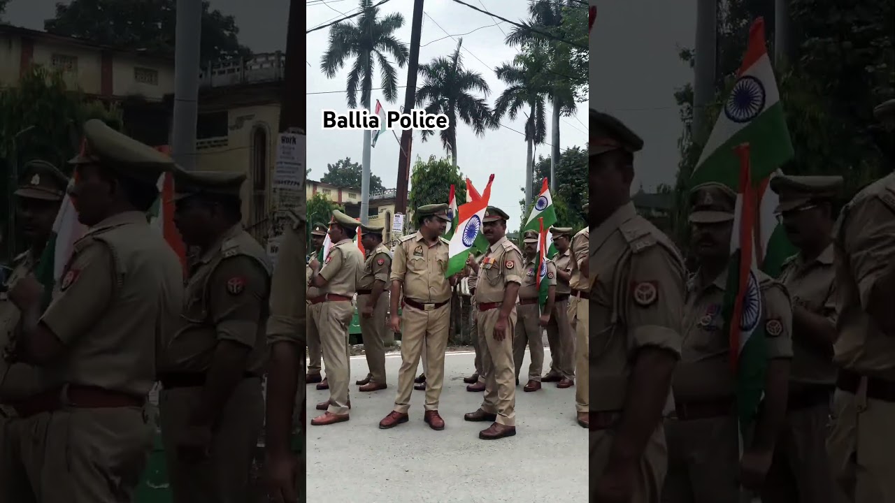 Ballia police Flag March  | #ballia #balliapolice #flagmarch #arijitsingh