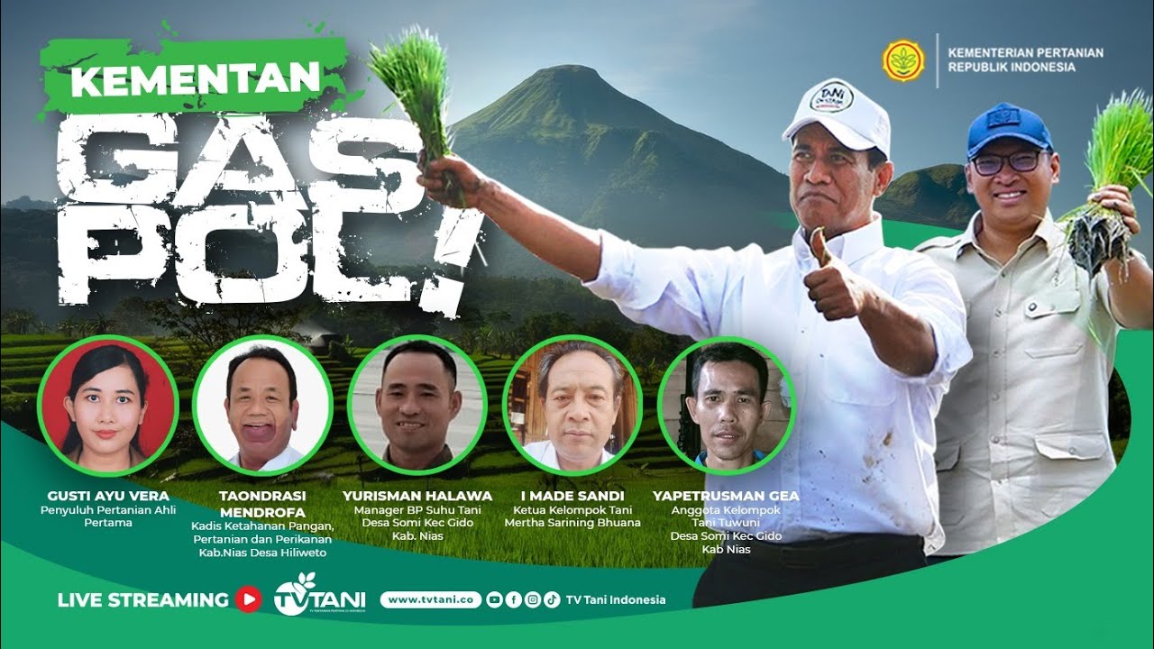 #131 Kementan GASPOL - Serap Gabah oleh BULOG dan Olah Tanam di Nias