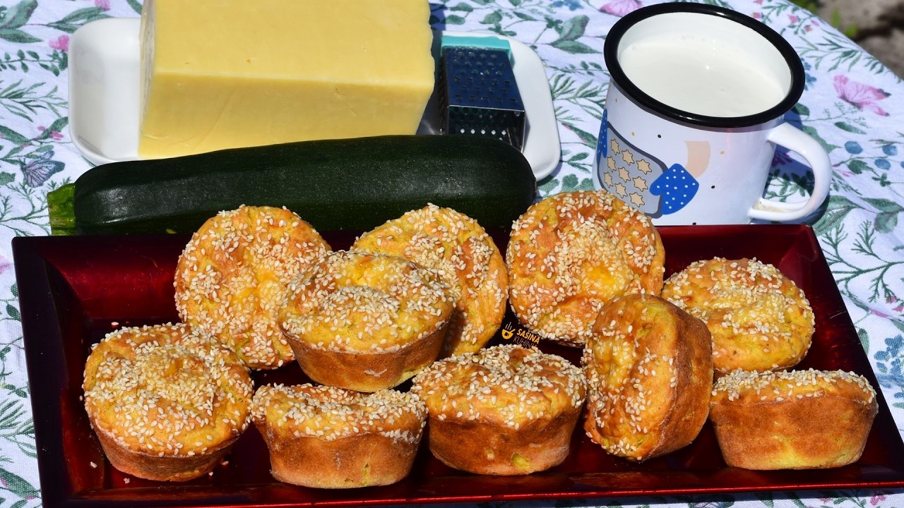 Mafini sa tikvicama i sirom recept