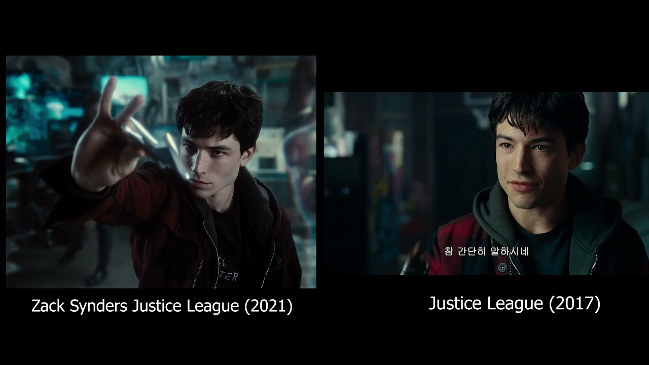 Justice League 2021 vs 2017 | Batman Recruits Flash Comparison | Zack Synder vs Joss Whedon Cut
